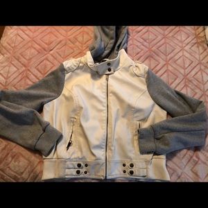 Leather/Cotton Jacket